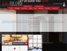 Tablet Screenshot of foxchase-trprop.com